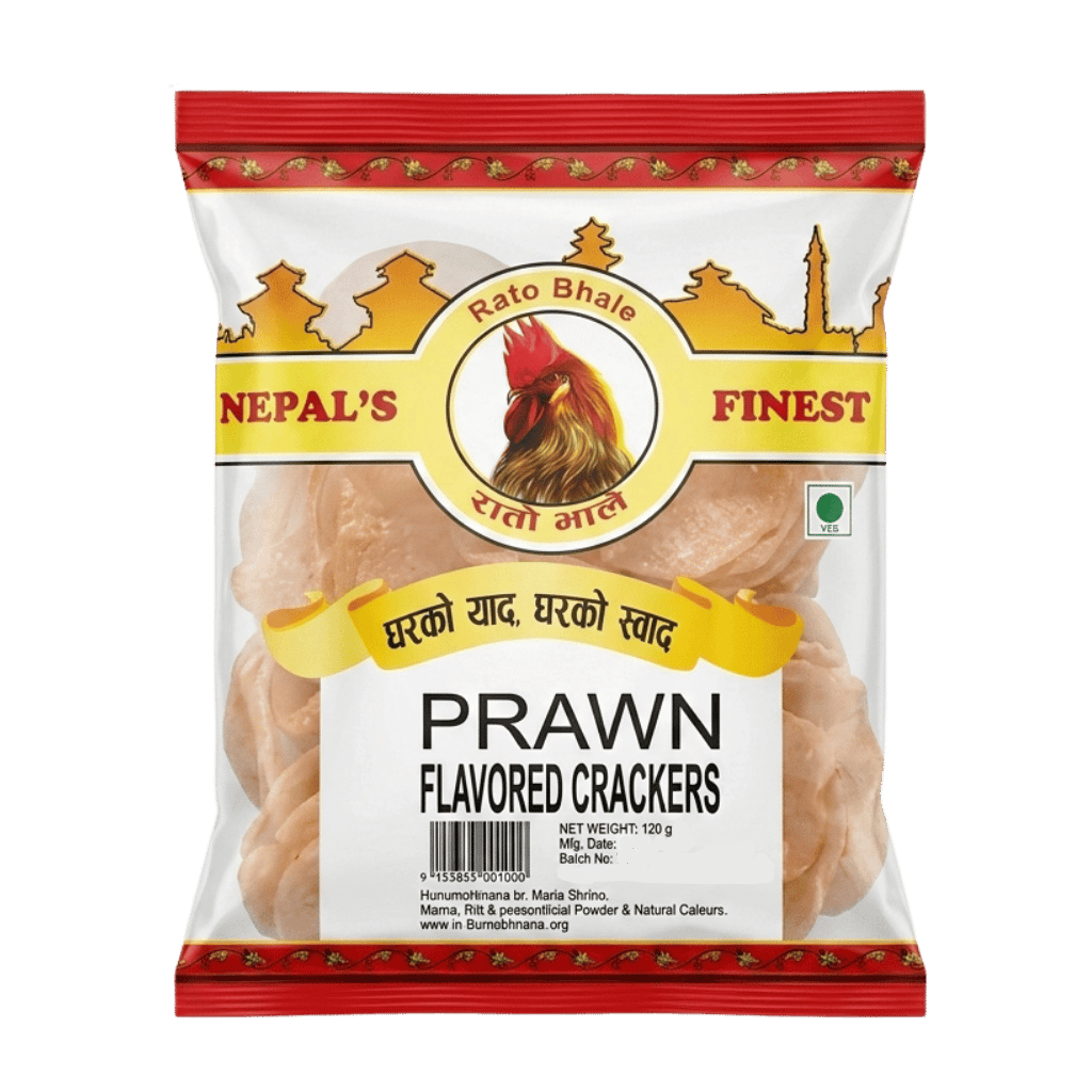 Rato bhale Prawn Crackers 120 g buy online USA - 1